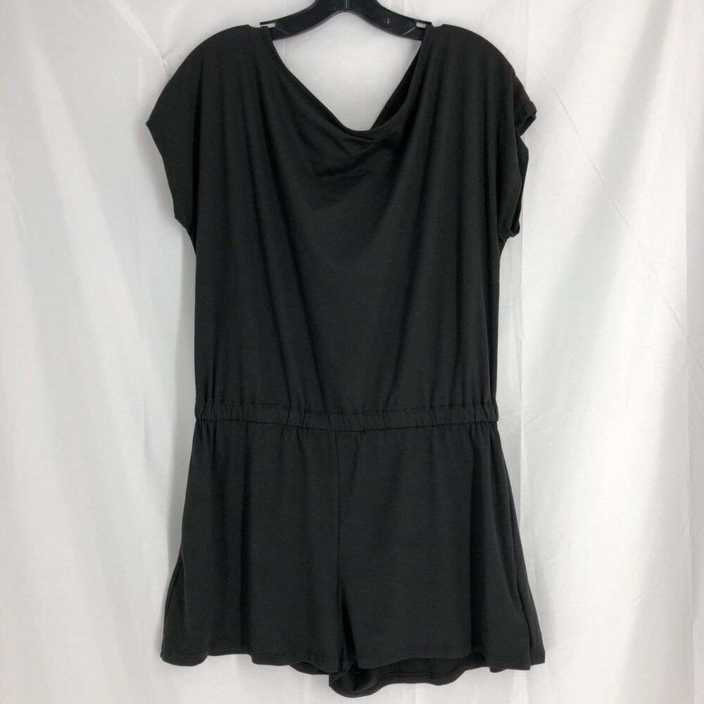 Ninexis Black Off Shoulder Jumpsuit Large